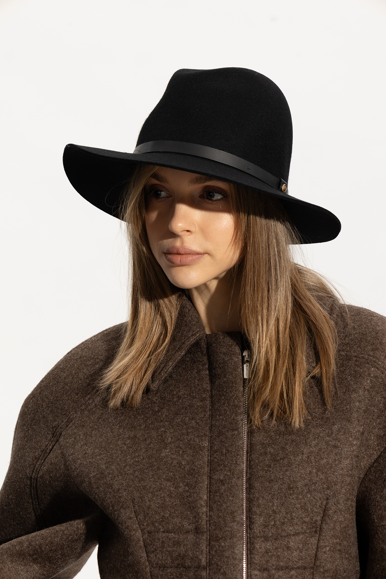 Rag and bone wide brim fedora online